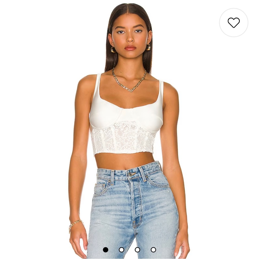 AFRM Crop Bustier Top